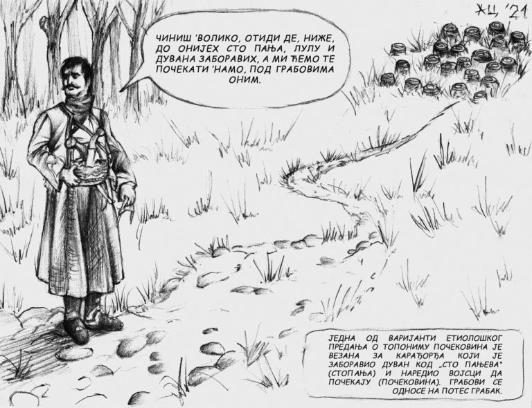 Истраживачки рад Ане Црноглавац на тему “Етиолошка предања о топонимима у сливу Лопашке реке” на Филолошком факултету у Београду, одржаног 11. 12. 2021.
